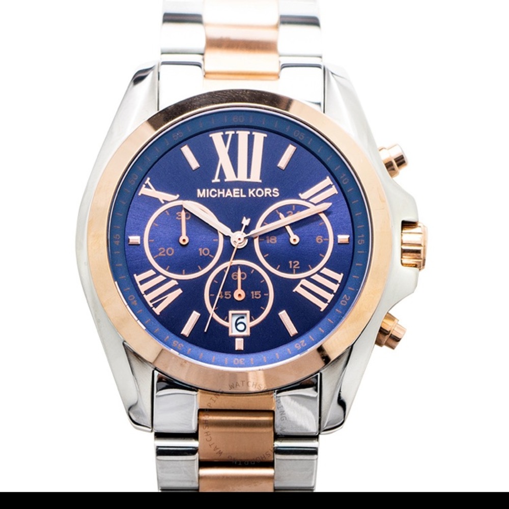 MICHAEL KORS Bradshaw Chronograph Blue Dial